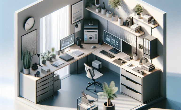 Rangement bureau connecté : optimiser votre espace pour la …