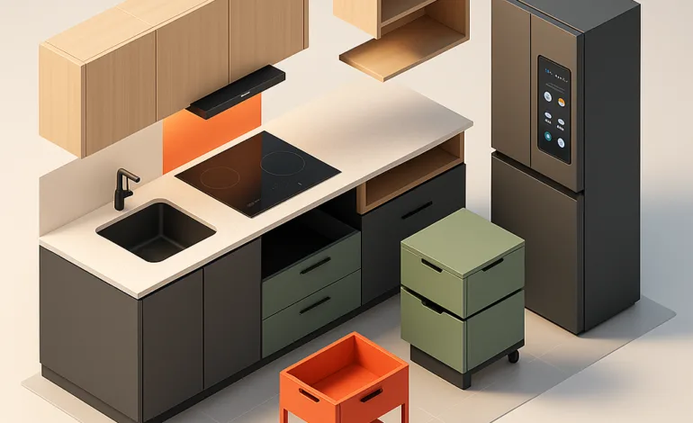 Cuisine intelligente : la modularité réinvente votre espace 2 Cuisine Intelligente & Modularité : Révolution de l'Espace …