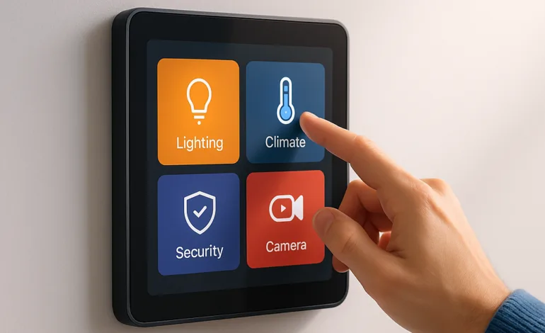 Nouveautés : Écrans tactiles intégrés pour domotique 1 Écrans tactiles intégrés : Nouveautés pour la domotique