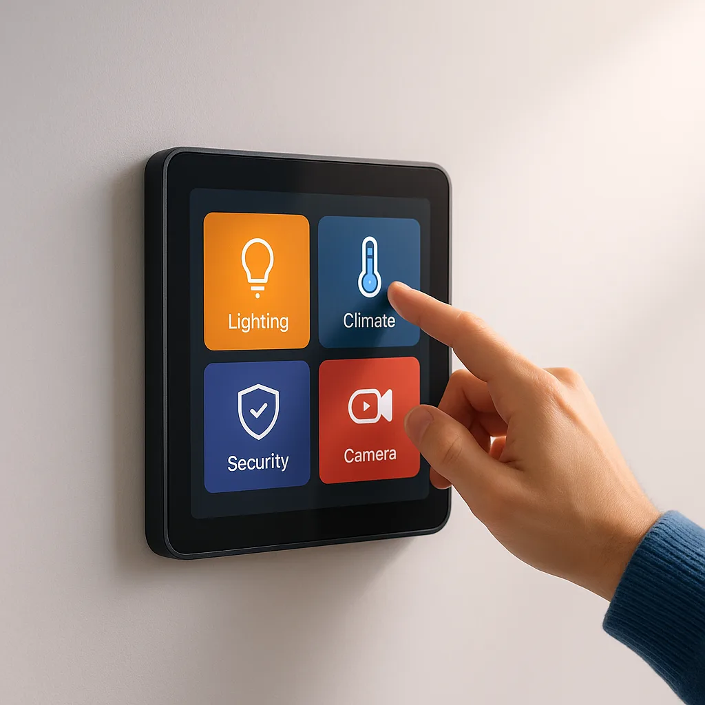 Nouveautés : Écrans tactiles intégrés pour domotique