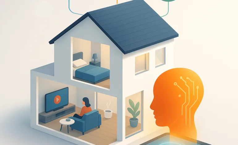 IA prédictive domotique : votre maison anticipe vos besoins 1 IA prédictive domotique : votre maison connectée anticipe